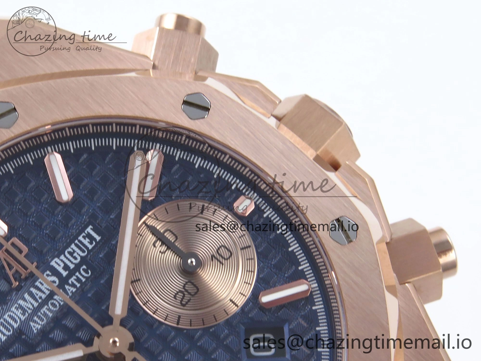 Royal Oak Chrono 26331 RG BF Best Edition Blue RG Dial on RG Bracelet A7750