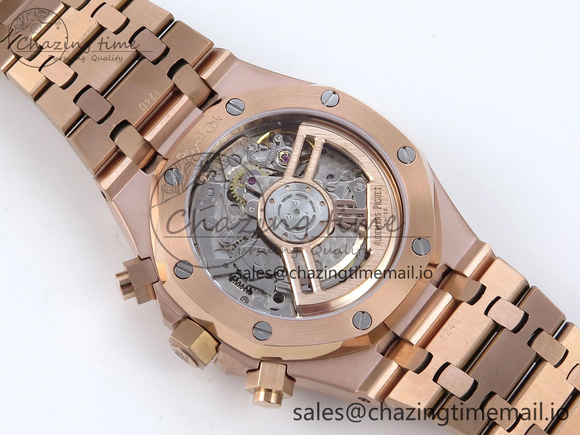 Royal Oak Chrono 26331 RG BF Best Edition Brown RG Dial on RG Bracelet SH7750