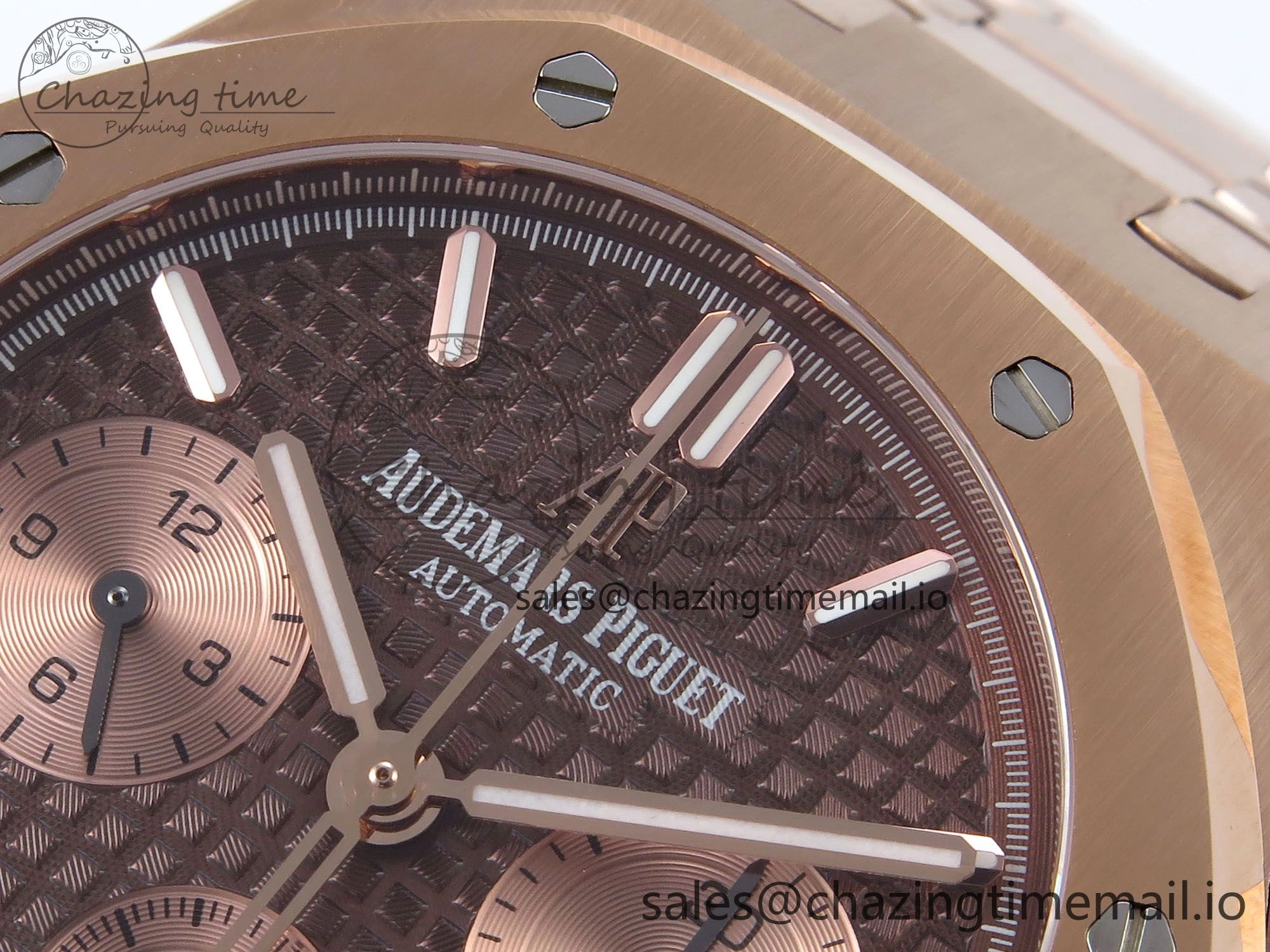 Royal Oak Chrono 26331 RG BF Best Edition Brown RG Dial on RG Bracelet SH7750