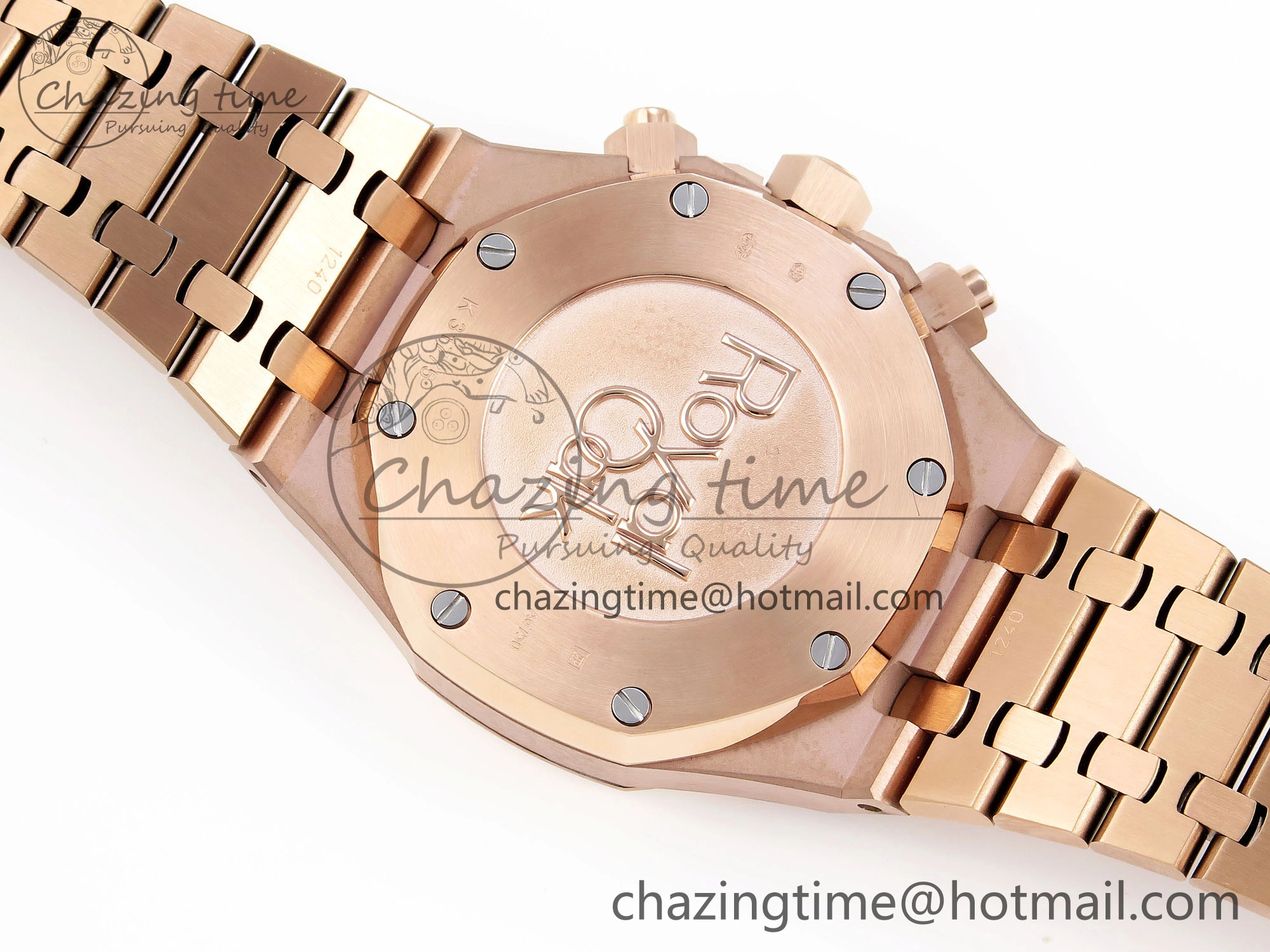 Royal Oak Chrono 26331ST RG IPF 1:1 Best Edition Blue Dial on RG Bracelet A7750