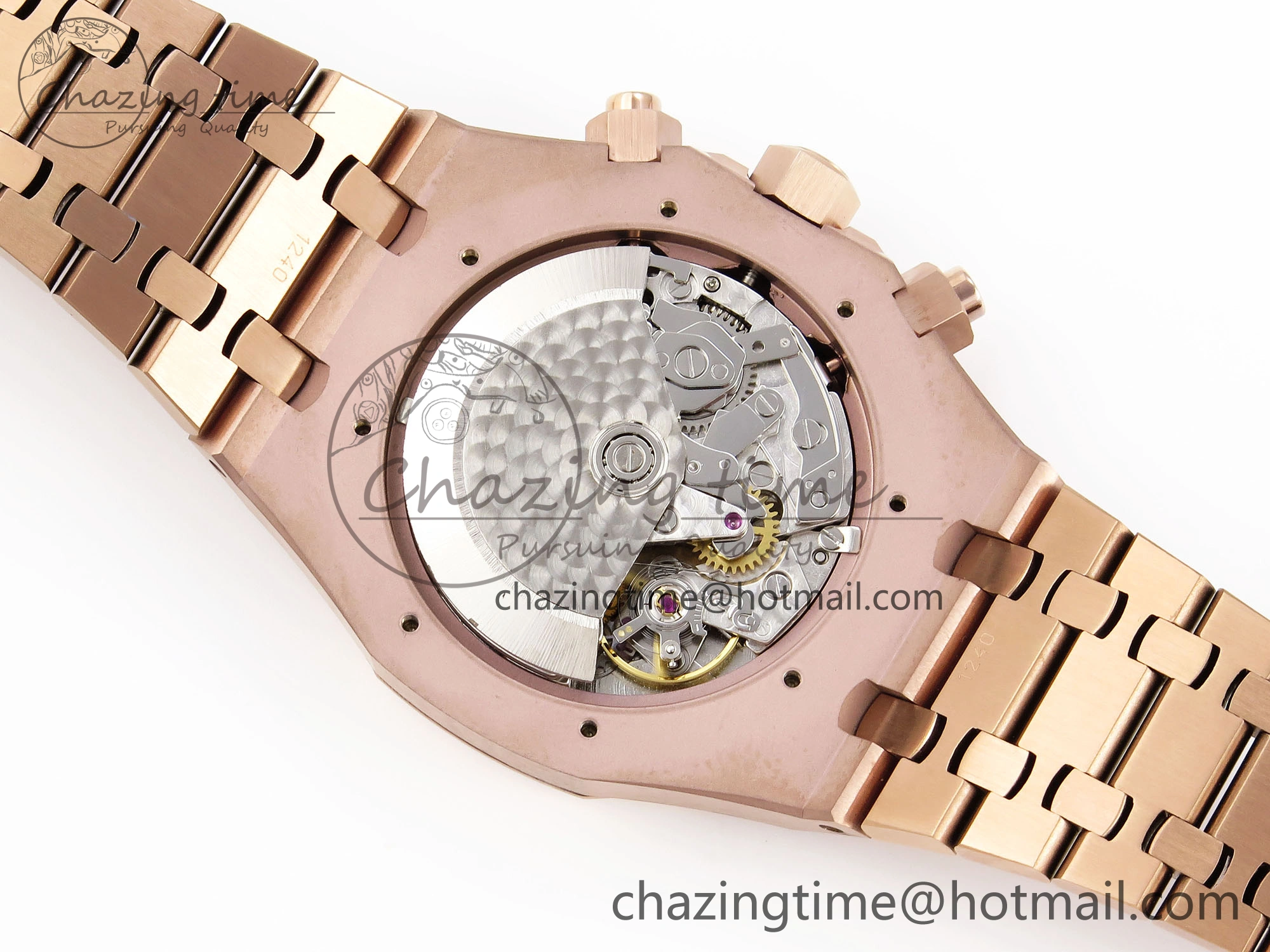 Royal Oak Chrono 26331ST RG IPF 1:1 Best Edition Blue Dial on RG Bracelet A7750