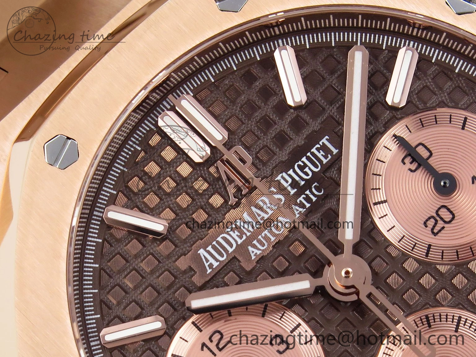 Royal Oak Chrono 26331ST RG IPF 1:1 Best Edition Brown Dial on RG Bracelet A7750