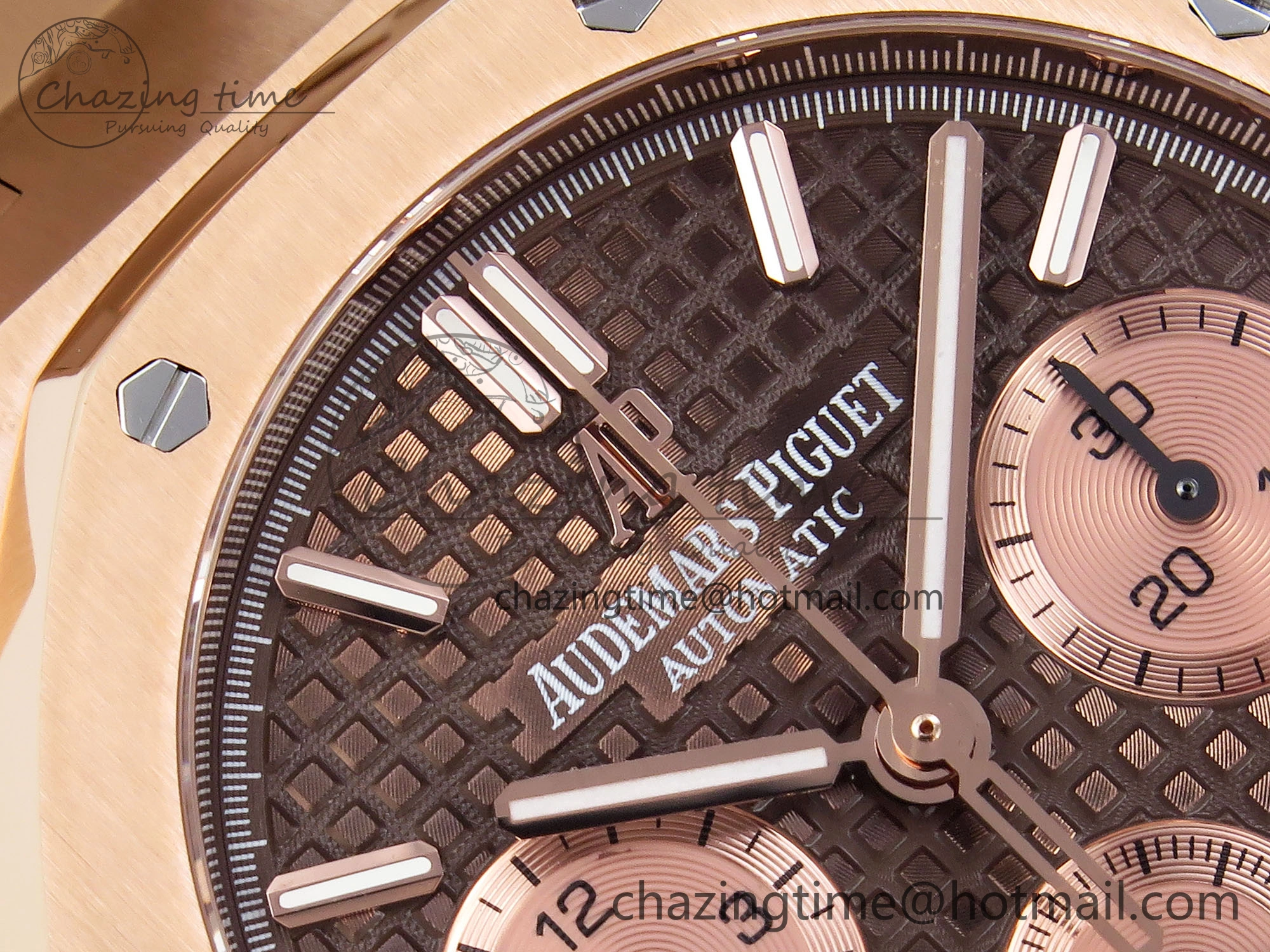 Royal Oak Chrono 26331ST RG IPF 1:1 Best Edition Brown Dial on RG Bracelet A7750