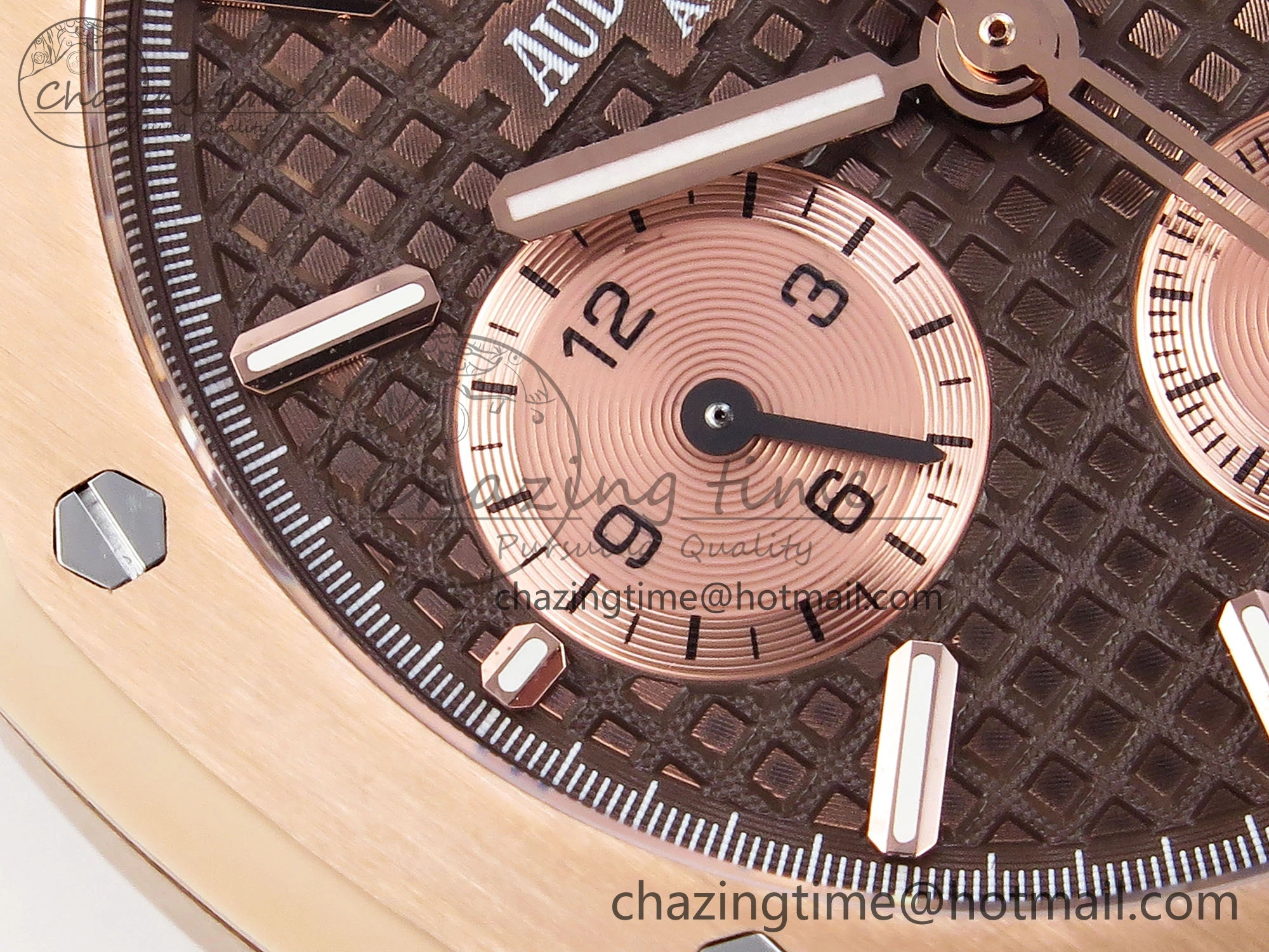 Royal Oak Chrono 26331ST RG IPF 1:1 Best Edition Brown Dial on RG Bracelet A7750