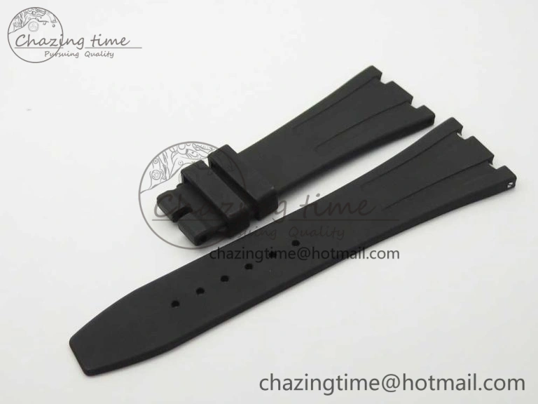 Royal Oak Chrono 26331ST RG OMF 1:1 Best Edition Black Dial on Black Leather Strap A7750(Free Rubber Strap)