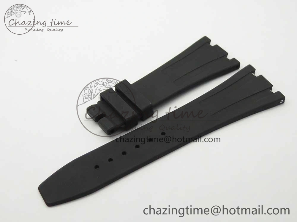 Royal Oak Chrono 26331ST RG OMF 1:1 Best Edition Black Dial on Black Leather Strap A7750(Free Rubber Strap)