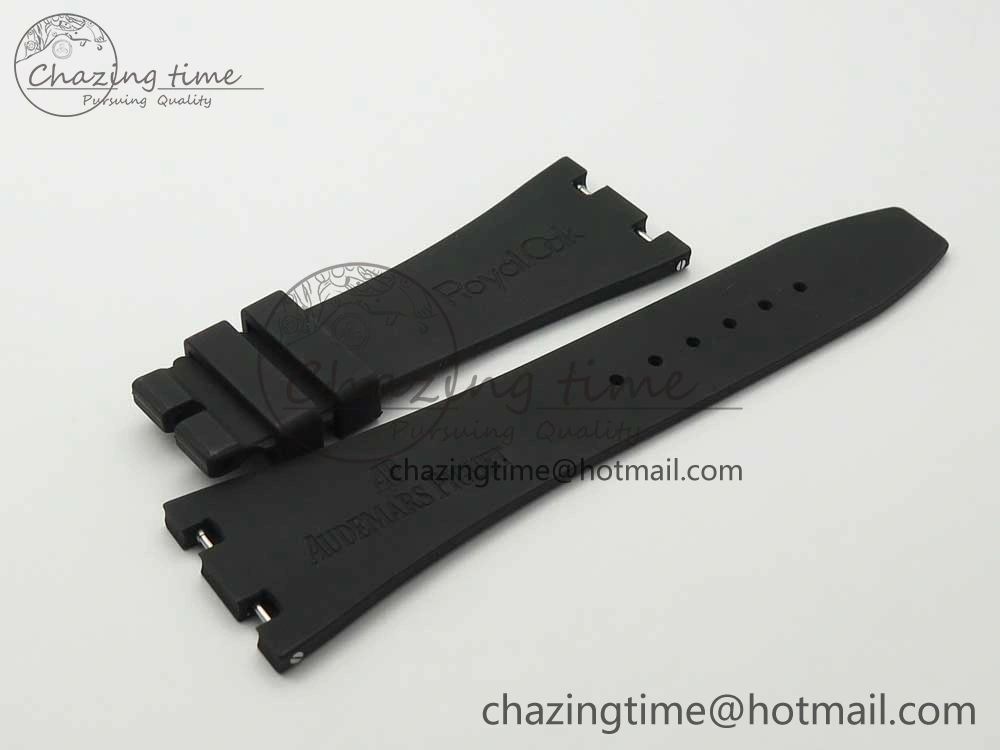 Royal Oak Chrono 26331ST RG OMF 1:1 Best Edition Black Dial on Black Leather Strap A7750(Free Rubber Strap)