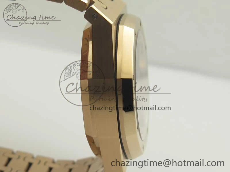 Royal Oak Chrono 26331ST RG OMF 1:1 Best Edition Brown Gold Dial on SS Bracelet A7750