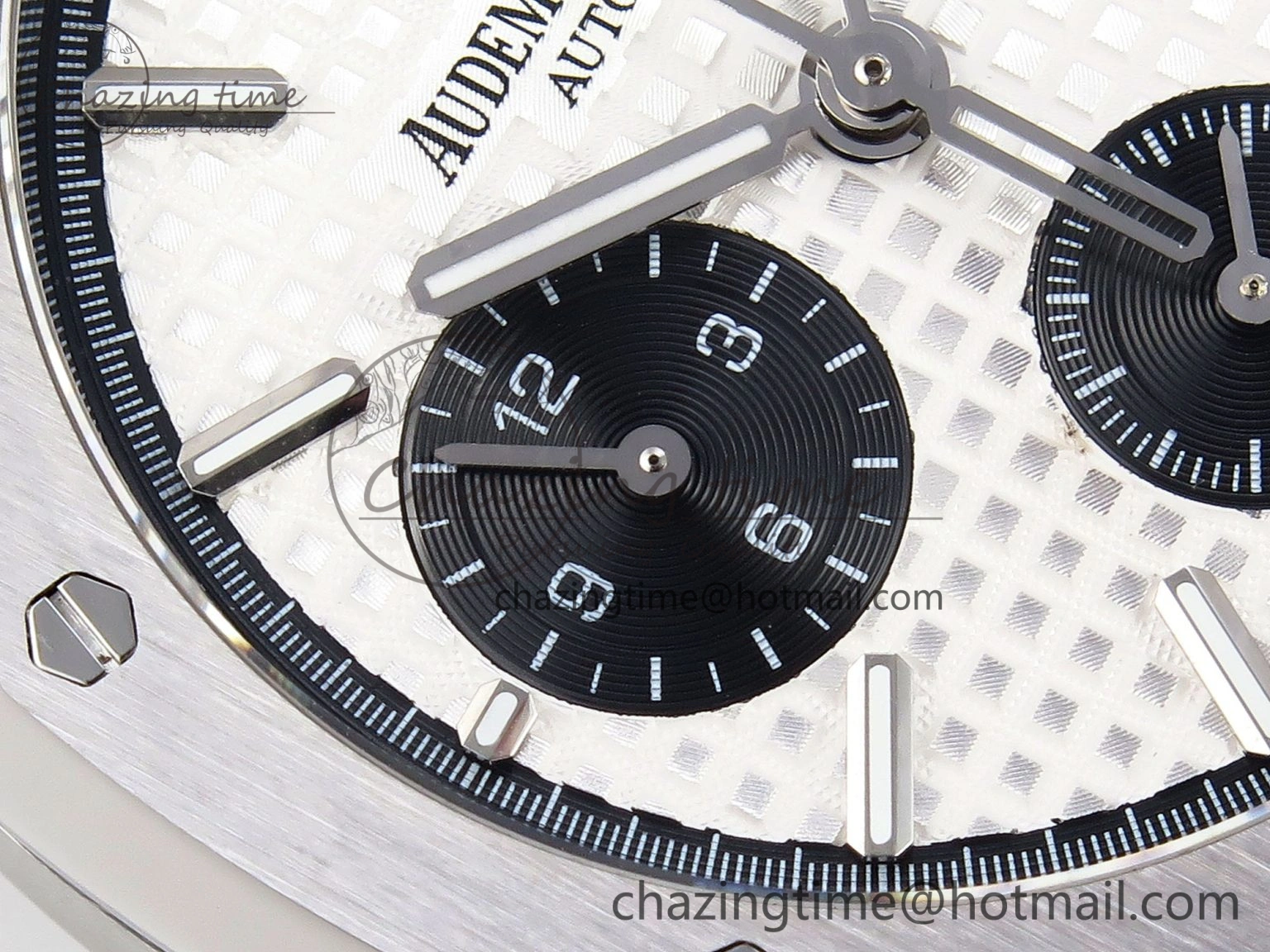 Royal Oak Chrono 26331ST SS IPF 1:1 Best Edition White Dial Black Subdial on SS Bracelet A7750