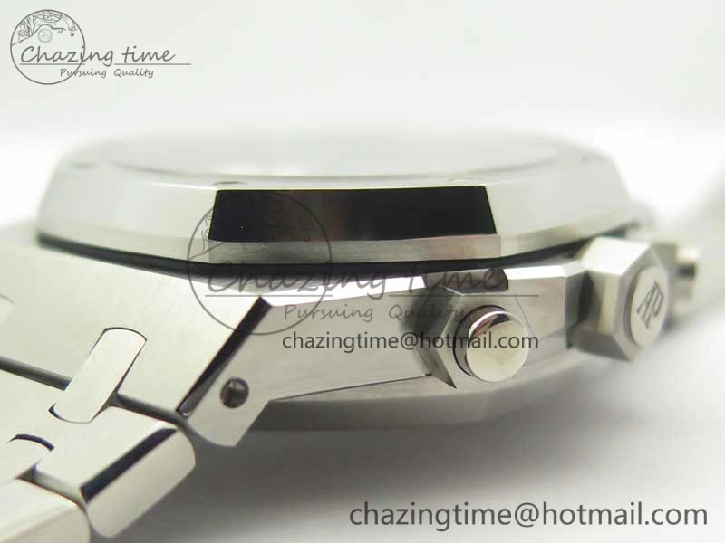 Royal Oak Chrono 26331ST SS OMF 1:1 Best Edition Black White Dial on SS Bracelet A7750