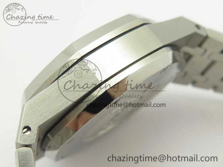 Royal Oak Chrono 26331ST SS OMF 1:1 Best Edition Black White Dial on SS Bracelet A7750