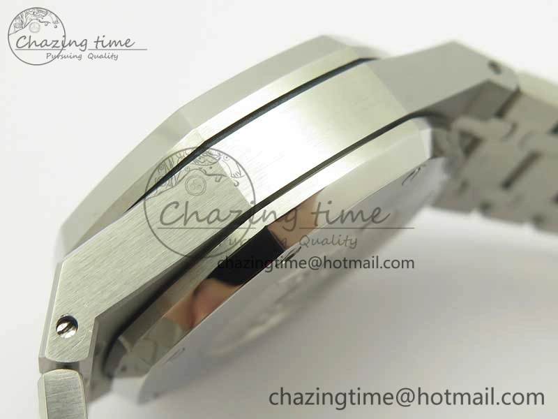 Royal Oak Chrono 26331ST SS OMF 1:1 Best Edition Black White Dial on SS Bracelet A7750