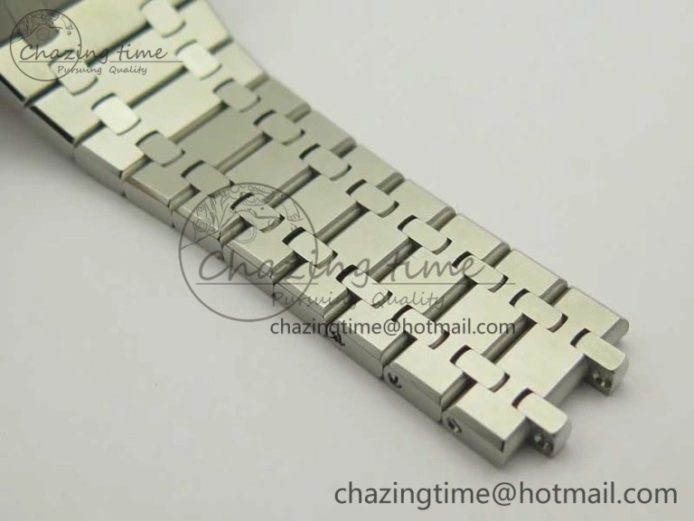 Royal Oak Chrono 26331ST SS OMF 1:1 Best Edition Black White Dial on SS Bracelet A7750
