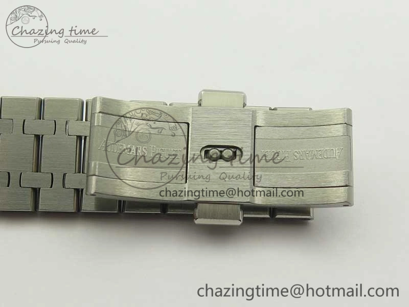 Royal Oak Chrono 26331ST SS OMF 1:1 Best Edition Black White Dial on SS Bracelet A7750