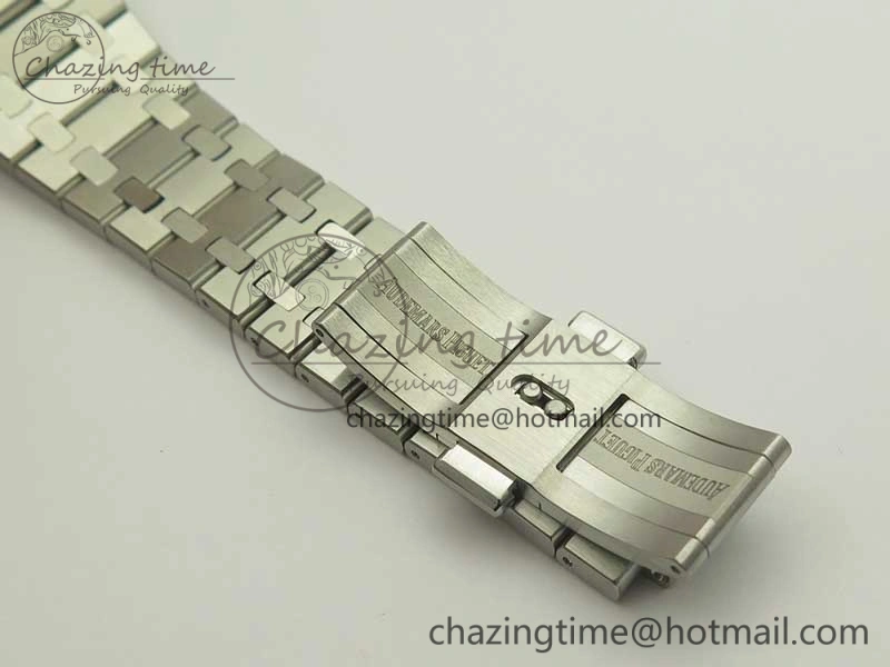 Royal Oak Chrono 26331ST SS OMF 1:1 Best Edition Black White Dial on SS Bracelet A7750