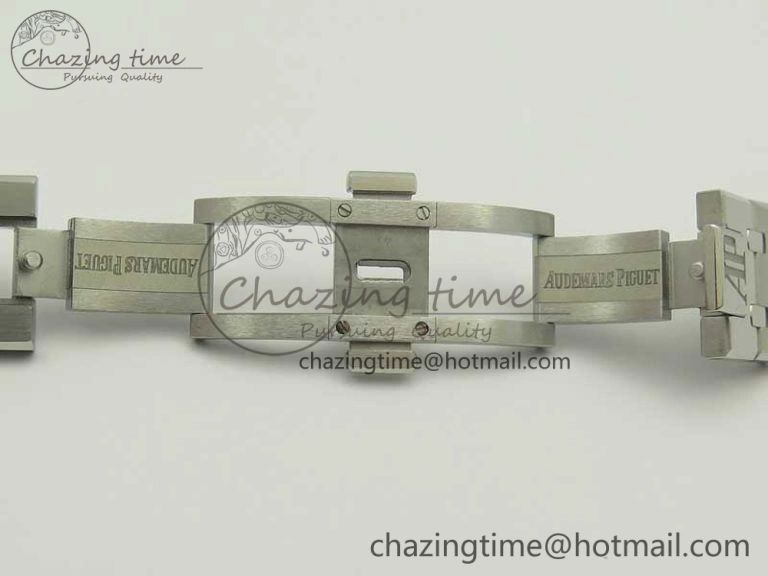 Royal Oak Chrono 26331ST SS OMF 1:1 Best Edition Blue White Dial on SS Bracelet A7750