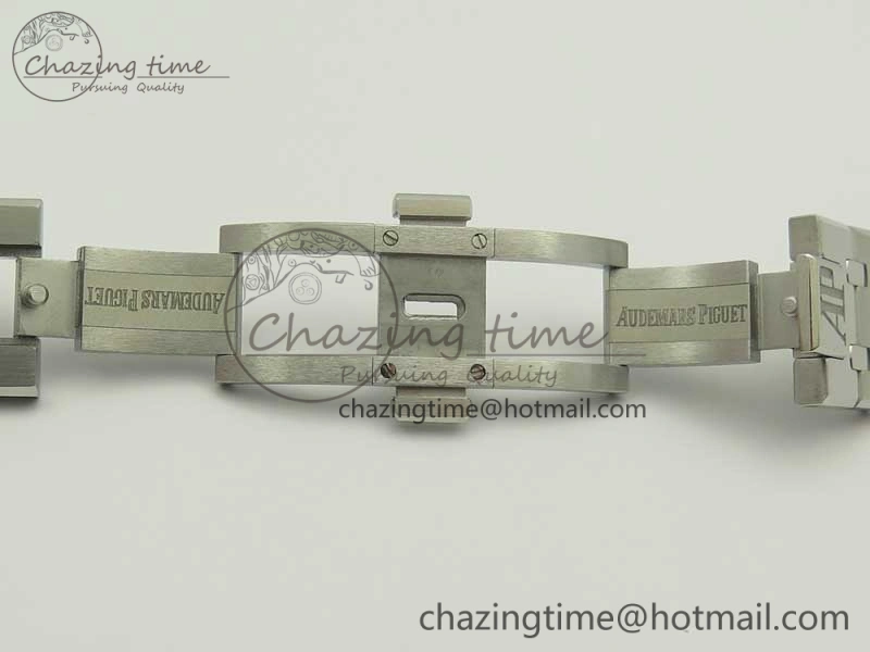 Royal Oak Chrono 26331ST SS OMF 1:1 Best Edition Blue White Dial on SS Bracelet A7750