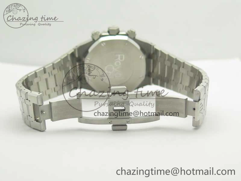 Royal Oak Chrono 26331ST SS OMF 1:1 Best Edition Blue White Dial on SS Bracelet A7750