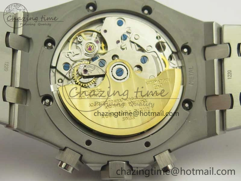 Royal Oak Chrono 26331ST SS OMF 1:1 Best Edition Blue White Dial on SS Bracelet A7750
