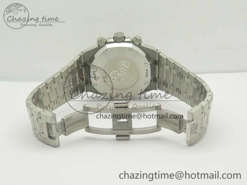 Royal Oak Chrono 26331ST SS OMF 1:1 Best Edition Blue White Dial on SS Bracelet A7750