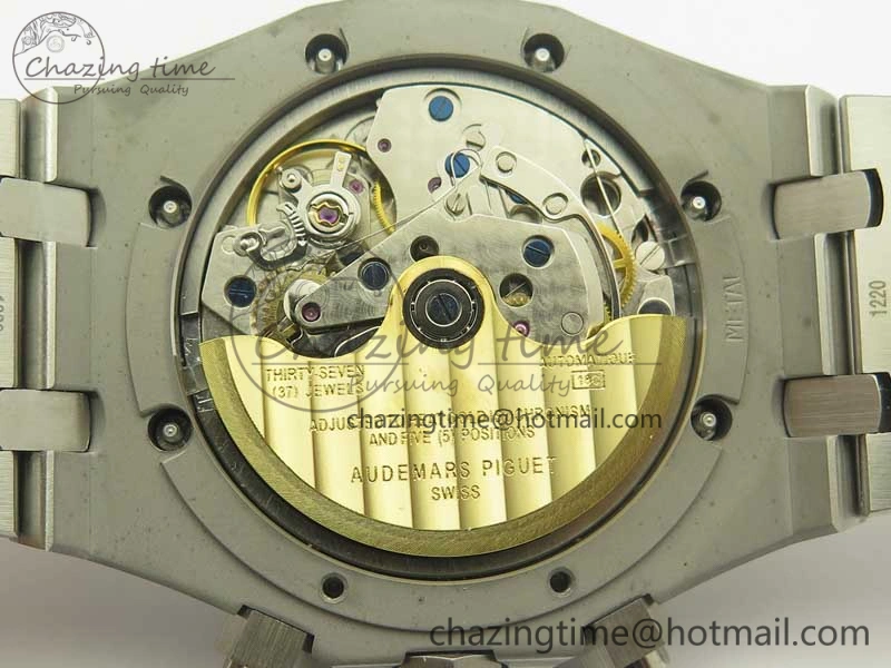 Royal Oak Chrono 26331ST SS OMF 1:1 Best Edition Blue White Dial on SS Bracelet A7750