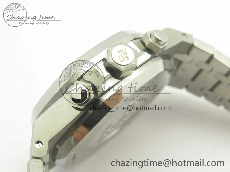 Royal Oak Chrono 26331ST SS OMF 1:1 Best Edition Blue White Dial on SS Bracelet A7750