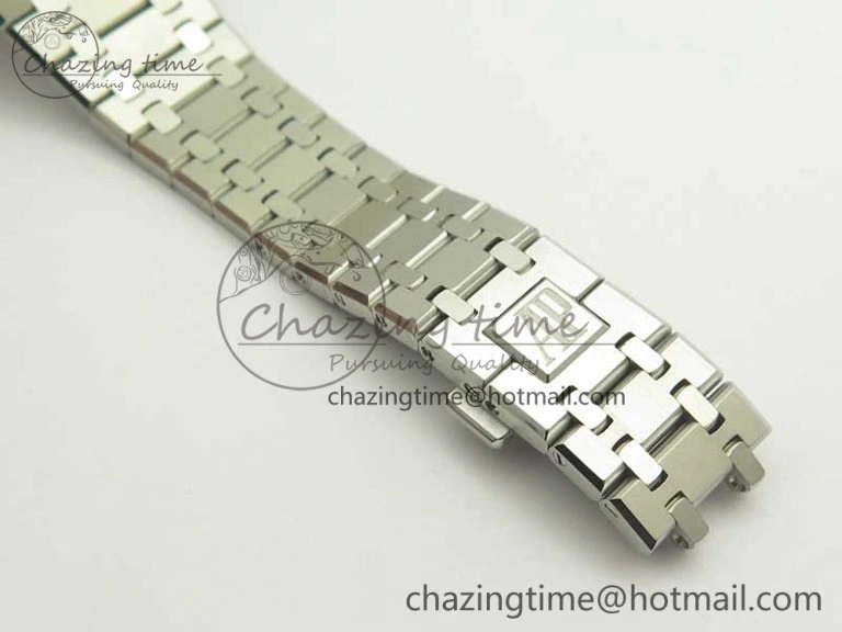 Royal Oak Chrono 26331ST SS OMF 1:1 Best Edition Blue White Dial on SS Bracelet A7750