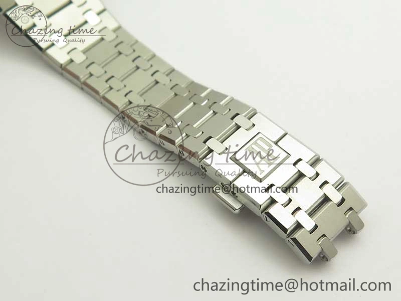 Royal Oak Chrono 26331ST SS OMF 1:1 Best Edition Blue White Dial on SS Bracelet A7750
