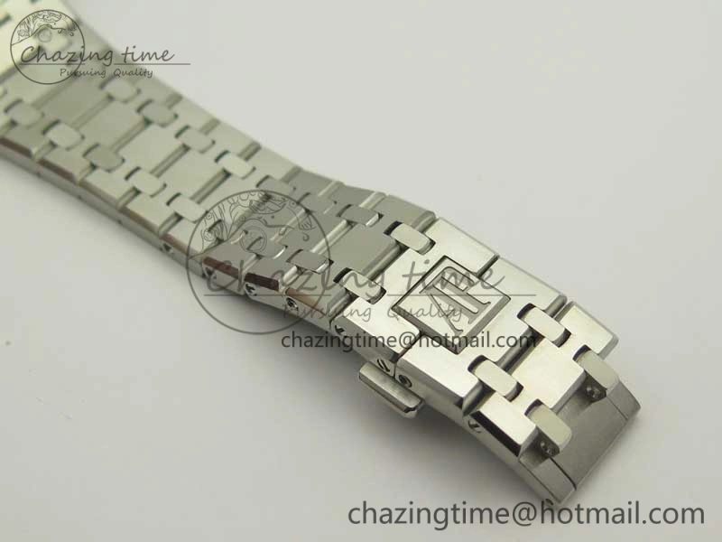 Royal Oak Chrono 26331ST SS OMF 1:1 Best Edition Blue White Dial on SS Bracelet A7750