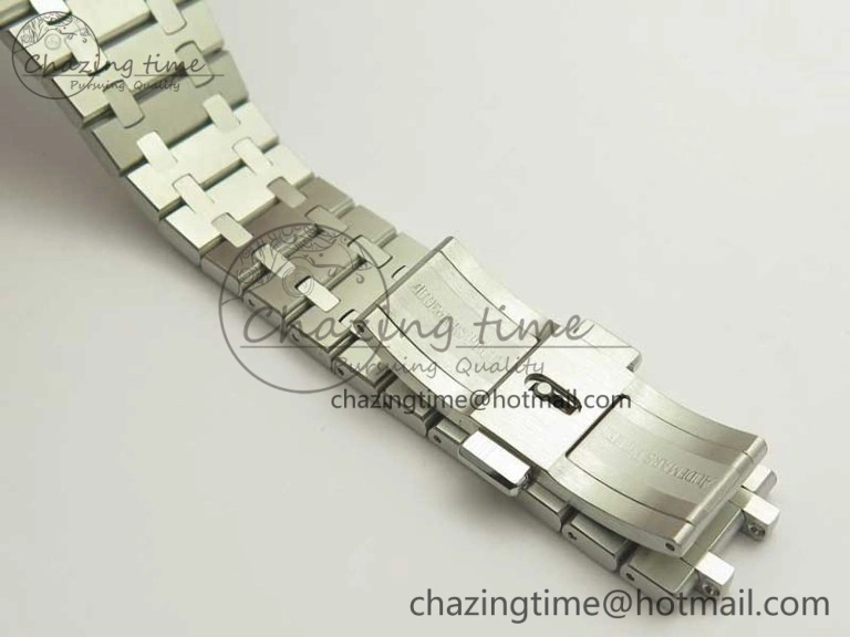 Royal Oak Chrono 26331ST SS OMF 1:1 Best Edition Blue White Dial on SS Bracelet A7750