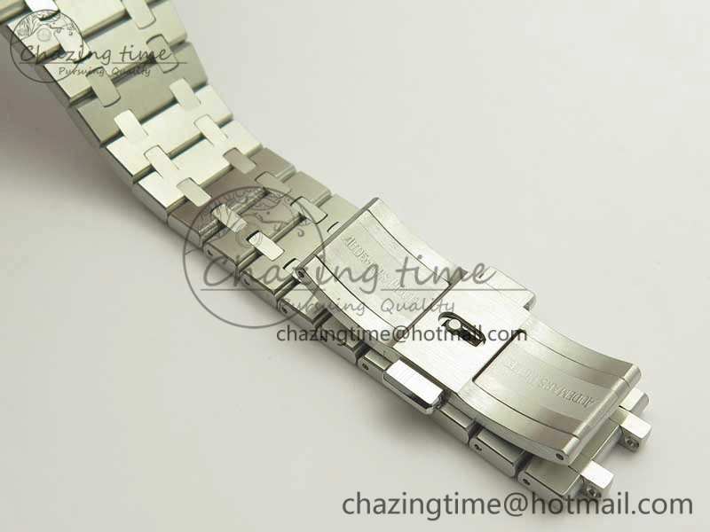 Royal Oak Chrono 26331ST SS OMF 1:1 Best Edition Blue White Dial on SS Bracelet A7750
