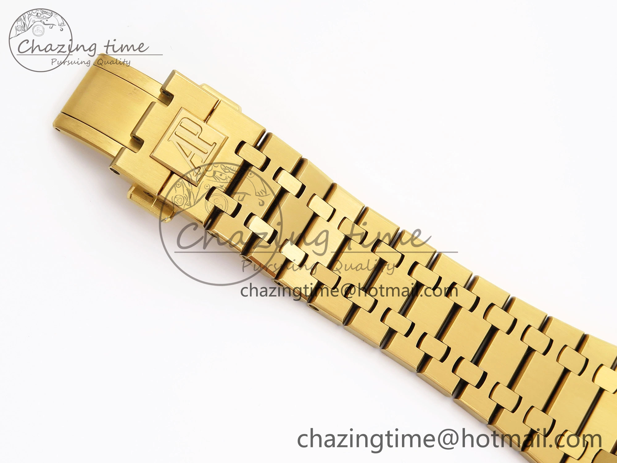 Royal Oak Chrono 26331ST YG IPF 1:1 Best Edition Blue Dial Gold Subdial on YG Bracelet A7750