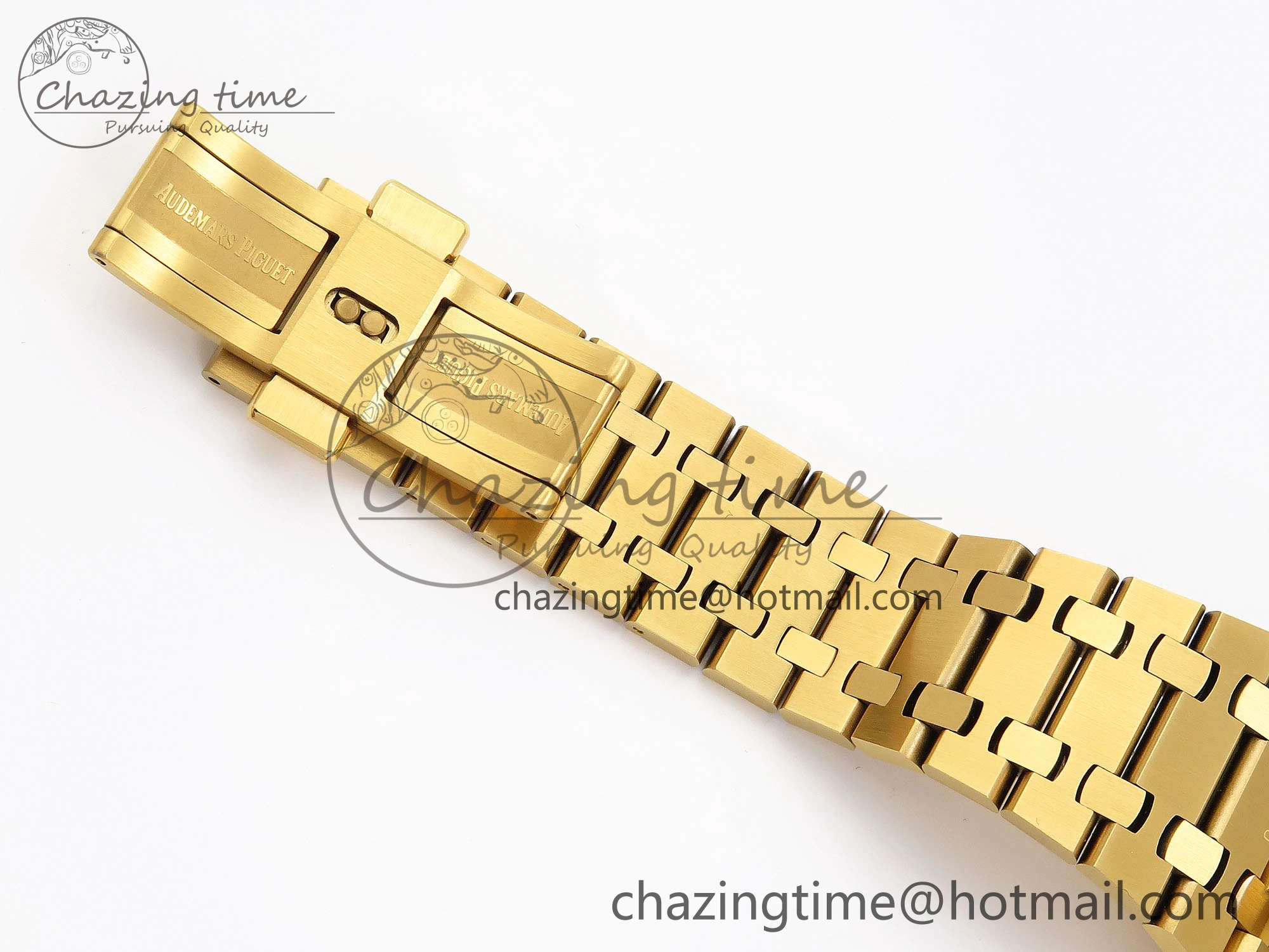 Royal Oak Chrono 26331ST YG IPF 1:1 Best Edition Blue Dial Gold Subdial on YG Bracelet A7750