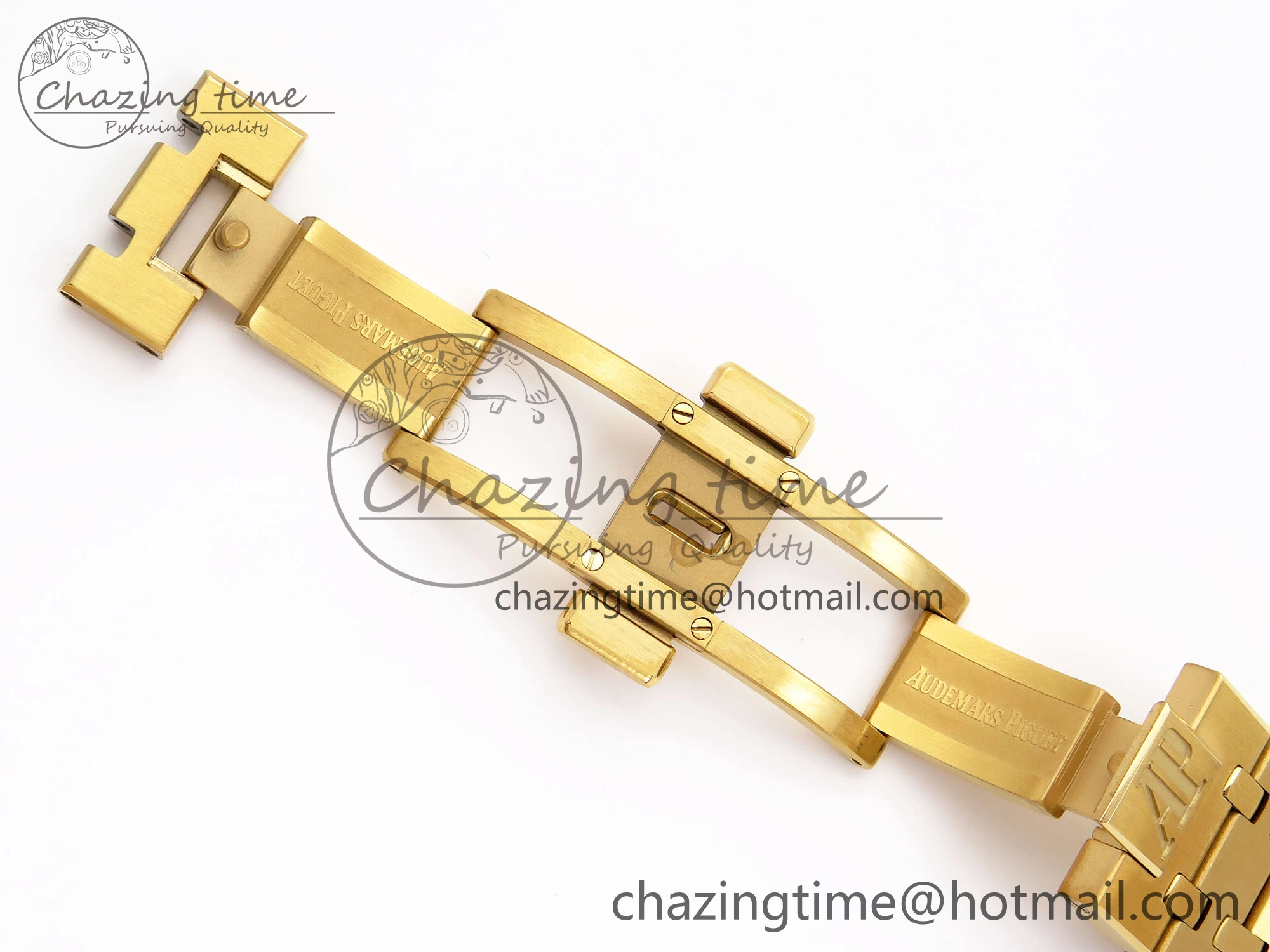 Royal Oak Chrono 26331ST YG IPF 1:1 Best Edition Blue Dial Gold Subdial on YG Bracelet A7750