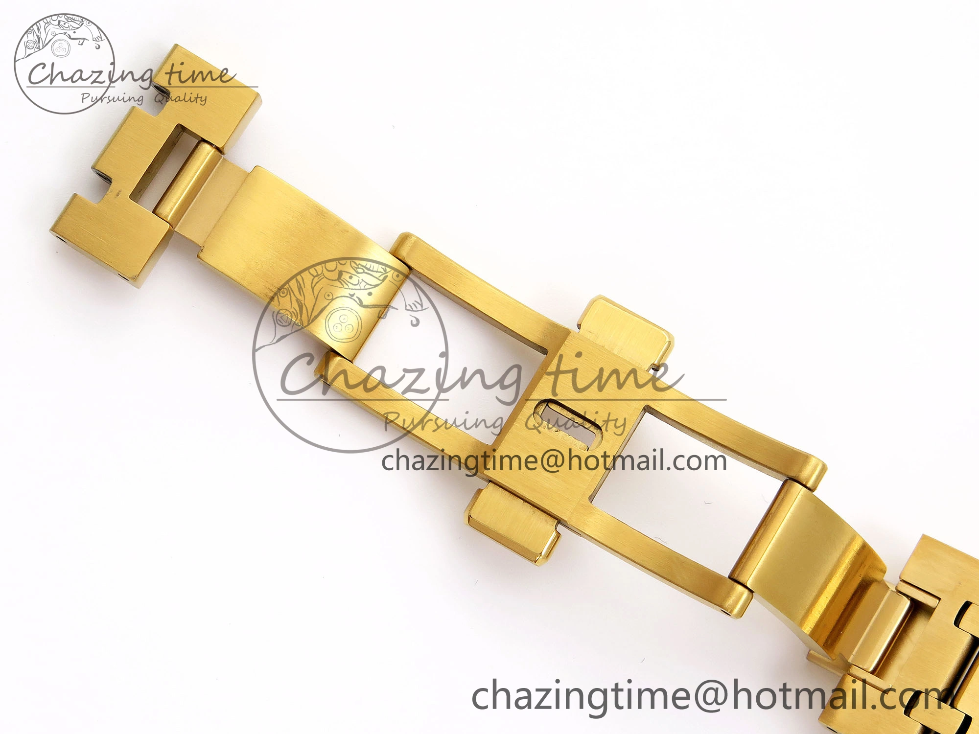 Royal Oak Chrono 26331ST YG IPF 1:1 Best Edition Blue Dial Gold Subdial on YG Bracelet A7750