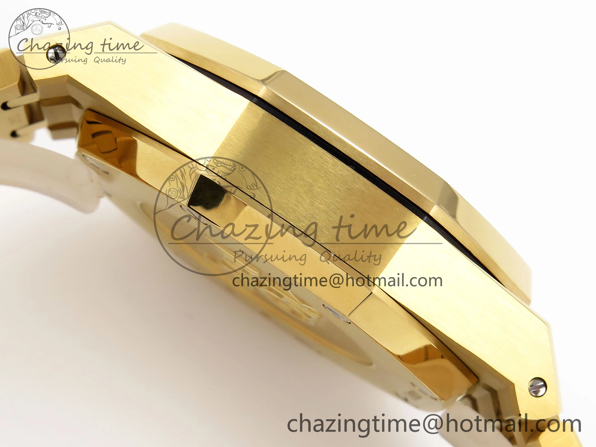 Royal Oak Chrono 26331ST YG IPF 1:1 Best Edition Blue Dial Gold Subdial on YG Bracelet A7750