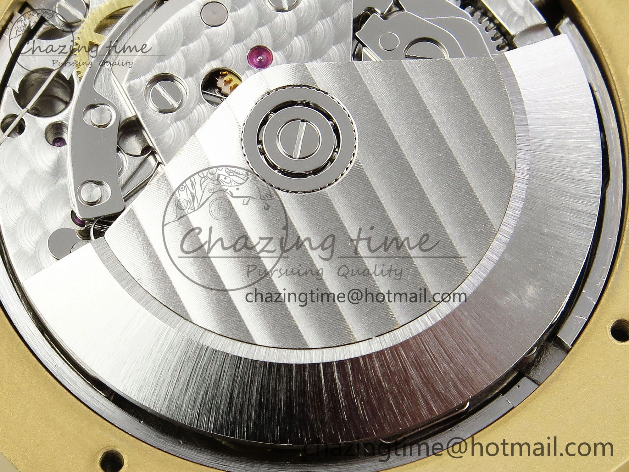 Royal Oak Chronograph 26240 BF 1:1 Best Edition Black YG Dial on YG Bracelet A7750
