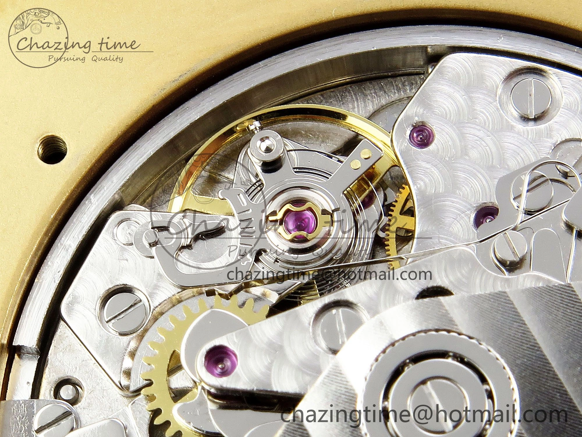 Royal Oak Chronograph 26240 BF 1:1 Best Edition Black YG Dial on YG Bracelet A7750