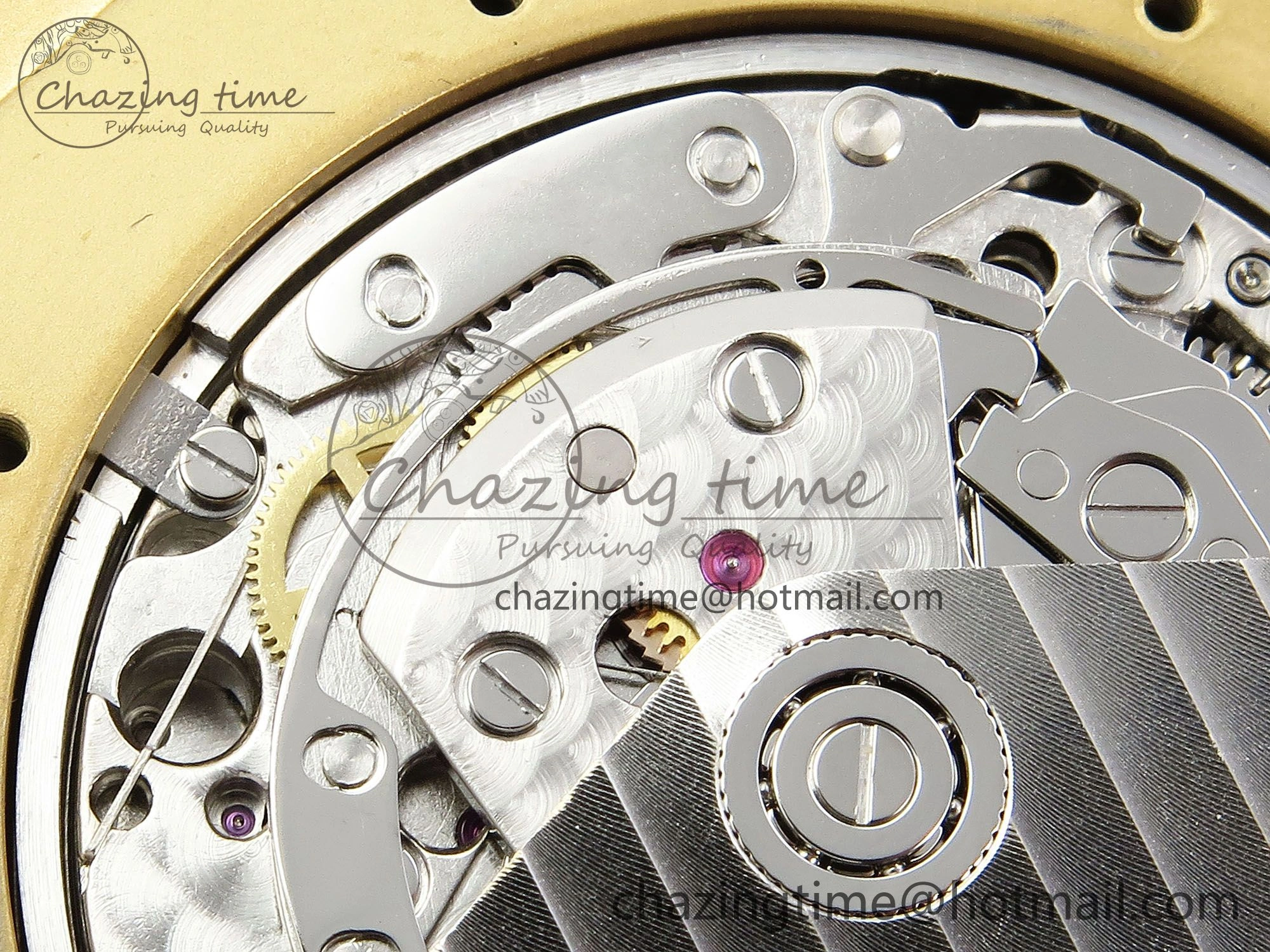 Royal Oak Chronograph 26240 BF 1:1 Best Edition Black YG Dial on YG Bracelet A7750