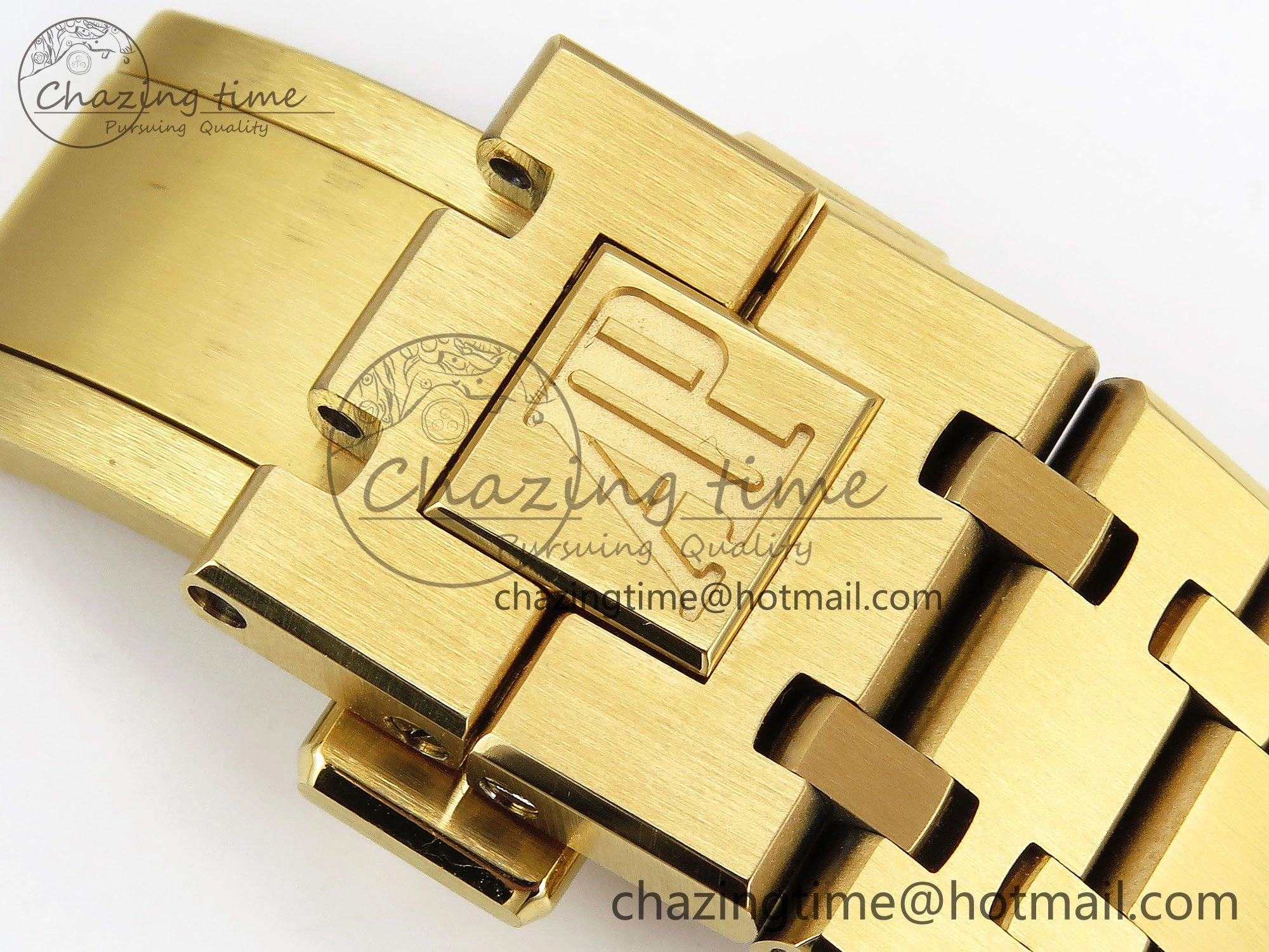 Royal Oak Chronograph 26240 BF 1:1 Best Edition Black YG Dial on YG Bracelet A7750