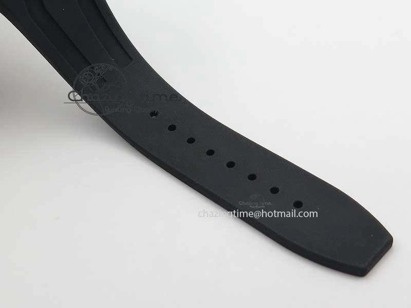Royal Oak Concept PVD Black Silver Dial On Black Rubber Strap Jap Quartz