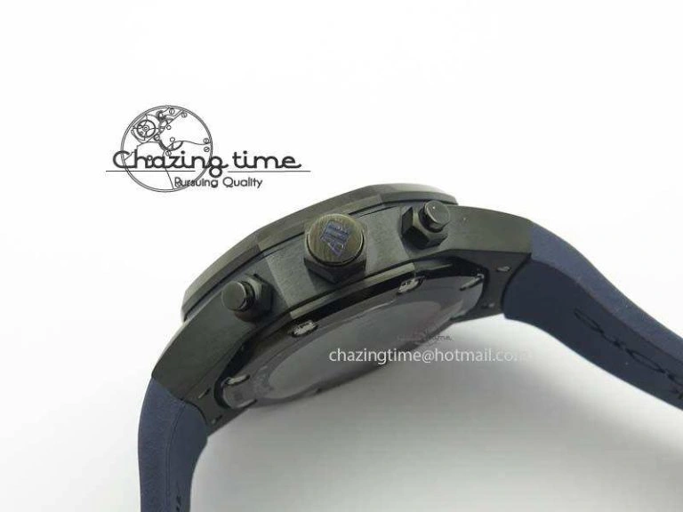 Royal Oak Concept PVD Blue Blue Dial On Blue Rubber Strap Jap Quartz