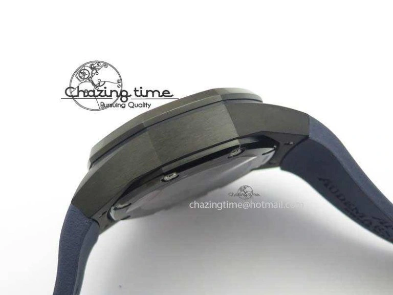 Royal Oak Concept PVD Blue Blue Dial On Blue Rubber Strap Jap Quartz