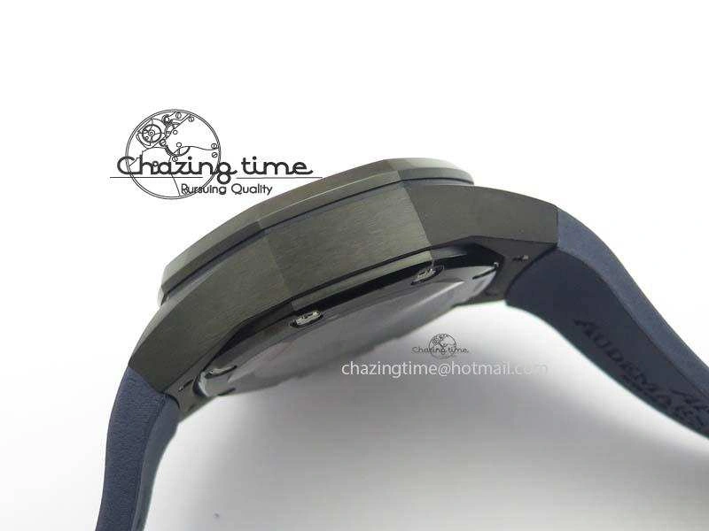 Royal Oak Concept PVD Blue Blue Dial On Blue Rubber Strap Jap Quartz
