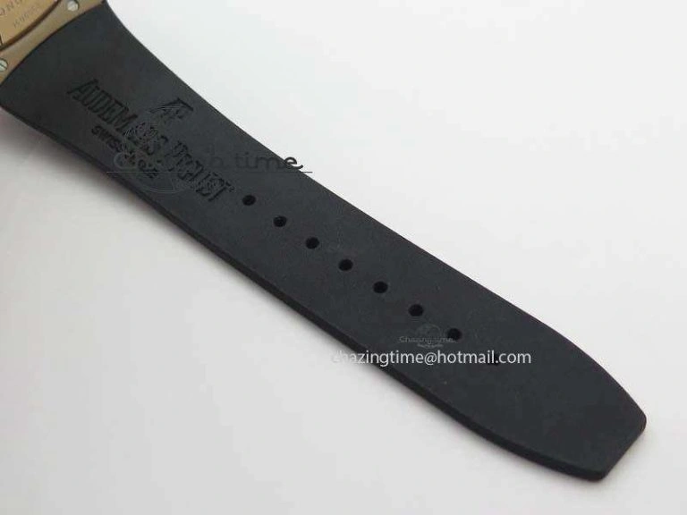 Royal Oak Concept RG Black Black Dial On Black Rubber Strap Jap Quartz
