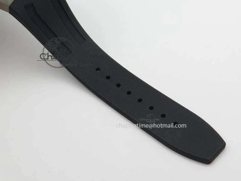 Royal Oak Concept SS Black Dial Black Pushers On Black Rubber Strap Jap Quartz