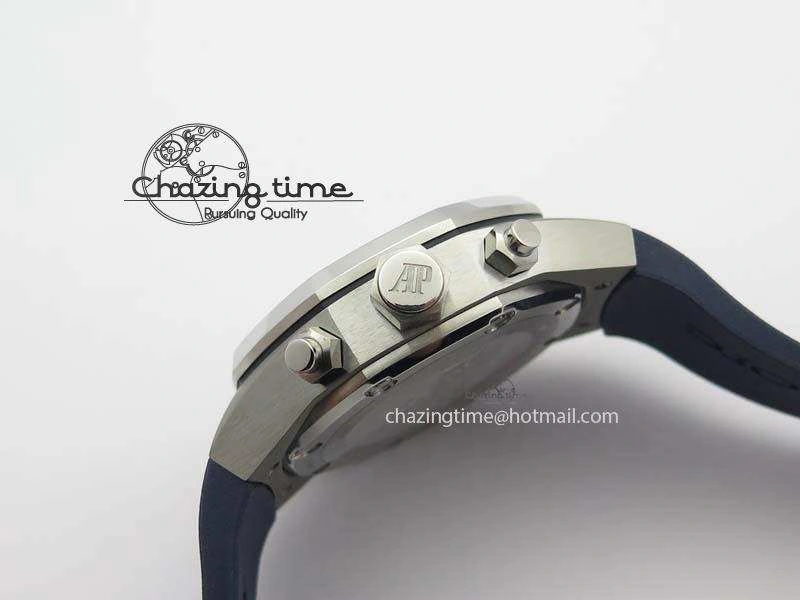 Royal Oak Concept SS Blue Blue Dial On Blue Rubber Strap Jap Quartz