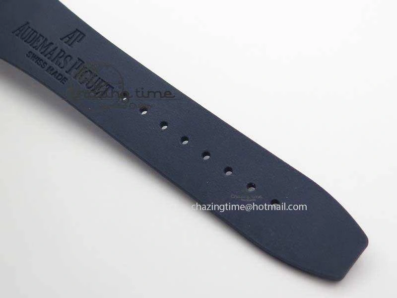Royal Oak Concept SS Blue Blue Dial On Blue Rubber Strap Jap Quartz