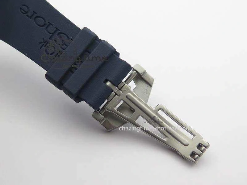 Royal Oak Concept SS Blue Blue Dial On Blue Rubber Strap Jap Quartz