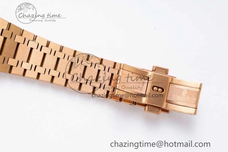 Royal Oak Fake Tourbillon RG ABF White Dial on RG Bracelet A23J (Erotic)